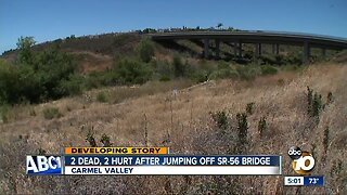 2 dead, 2 girls hurt after jumping off bridge