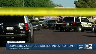 Domestic violence stabbing investigation in Peoria