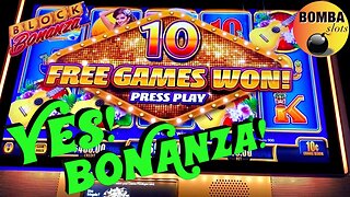 A BONANZA INDEED!! 🎉 $18 BET BONUS! #casino #slotmachine