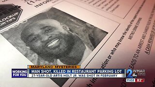 Maryland Mysteries: Man shot, killed in restaurant parking lot