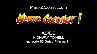 HIGHWAY TO HELL episode 5 OUTRO LEAD part 1 how to play ACDC guitar lessons ACDC by Marko Coconut