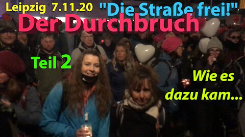Leipzig, 7.11.2020 Teil 2 – Querdenken mit Volks-Eigenermächtigung zum Ring-Marsch