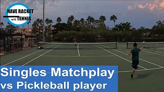 Singles Matchplay vs a #pickleball player w/ @titochop