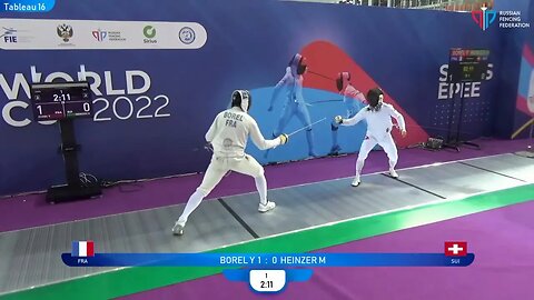 Epee Fencing - Taichi or Fencing? | Borel Y vs Heinzer M