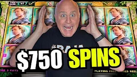 $750 A SPIN LANDS ME A MIND-BLOWING JACKPOT IN VEGAS!