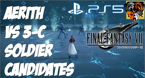 Aerith Vs 3-C SOLDIER Candidates Final Fantasy 7 Remake