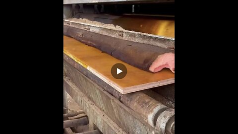 Make a plywood in factory