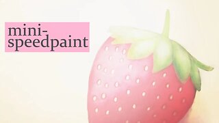 Strawberry - Mini-speedpaint/timelapse in Krita