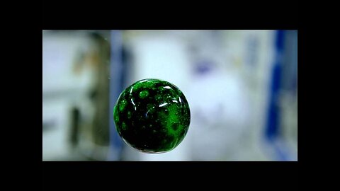 Video of Colorful Liquid in Space