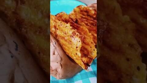 Keto Cheese Taco Shell #ketorecipes #cheesetacoshell #ketotaco #ketotacoshells #Shorts