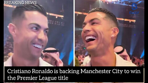 Cristiano Ronaldo is backing Manchester City to win the Premier League title|latest news|