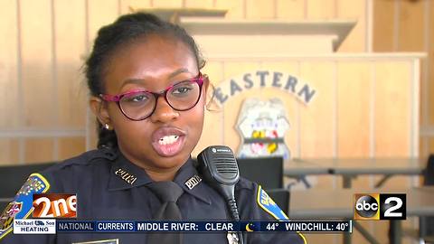 Inspired by the man who solved her father's murder, new officer wants to be the change for Baltimore