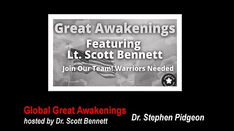 24-08-14 Global Great Awakenings with Dr. Stephen Pidgeon