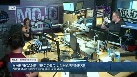 Mojo in the Morning: Americans' record unhappiness