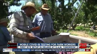 Mobile COVID-19 testing for farmworkers