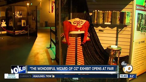 The Wonderful Wizard of Oz exhibit opens at the fair