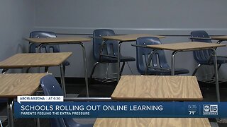 Parents feeling the pressure as schools roll out virtual learning