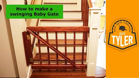 Swinging Actuating Baby Gate