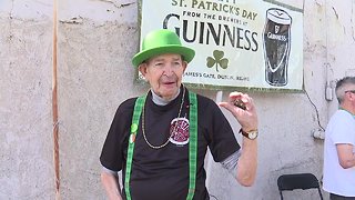 Boise Firefighters Pipes & Drums names honorary member on Saint Patrick's Day