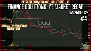 JAN 25TH MARKET RECAP TRADES & THESIS/THOUGHT PROCESS #4 FINANCE SOLUTIONS -YT