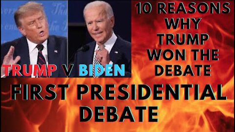 Ep.166 | 10 FACT-CHECKED REASONS WHY TRUMP WON THE FIRST 2020 PRESIDENTIAL DEBATE HELD ON 09.29.2020