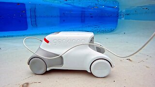 An underwater drone or a pool vacuum? Genkinno P1 Cordless Robotic Pool Cleaner