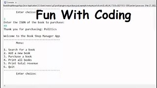 Fun With Coding