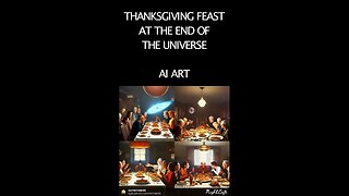 THANKSGIVING FEAST AT THE END OF THE UNIVERSE | AI ART