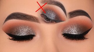 HOW TO Apply Eyeliner On Glitter | Make Eyeliner Look BLACK!