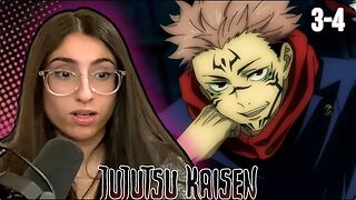 SUKUNA'S IN CONTROL!! JUJUTSU KAISEN S1 Ep 3-4 REACTION | JJK