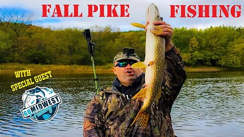 Catching FALL Northern Pike with Go Midwest Fishing