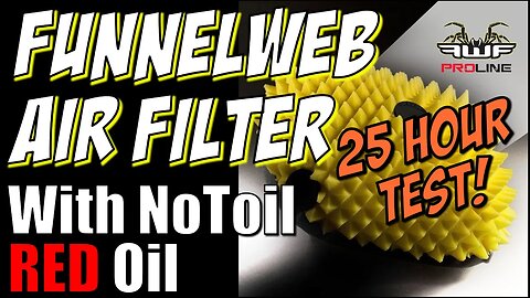 FunnelWeb Air Filter With NoToil RED Oil - Review & How To Clean/Re-oil