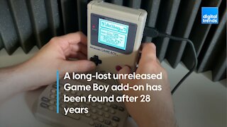 Long lost Game Boy accessory found nearly 30 years later