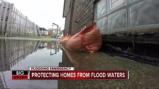 Protecting homes from flood waters