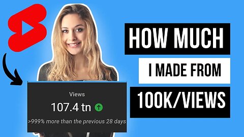 How much I made from 100K Views with Youtube Shorts (Realistic results) [Affiliate Marketing]