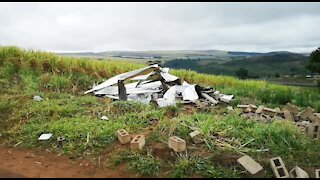 SOUTH AFRICA - Durban - Verulam houses demolished on the farms (Videos) (gqh)