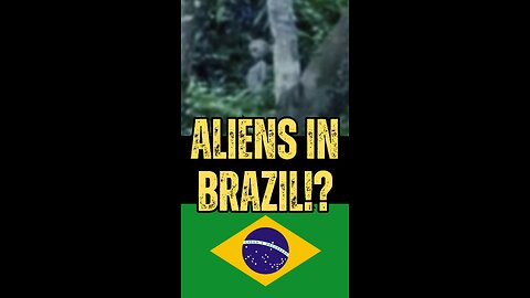 👽🌳 Unearthly Sighting: Alien in the Brazilian Jungle Captured on Film 🎥