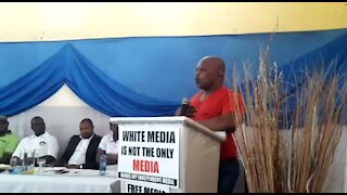 SOUTH AFRICA - Johannesburg - Support for Sekunjalo Independent Media (videos) (KeB)