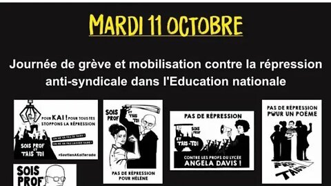 Part.1- Journée contre la répression anti-syndicale dans l'Éducation Nationale