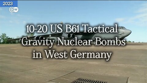 US Cold War Nuclear Gravity Bombs on West German Base - 2023