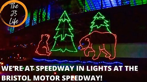 We Drive Through The Speedway In Lights At Bristol Motor Speedway!