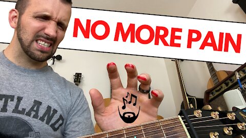 How to play the guitar without hurting your fingers!