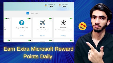 Earn Extra Microsoft Reward Points Daily - New Trick