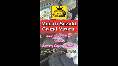 Maruti Suzuki Grand Vitara Seat Cover and Car Accessories