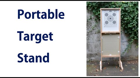 How to Make A Portable Target Stand