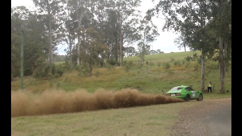 Awesome Datsun 240z rally car