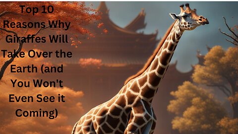 Top 10 Reasons Why Giraffes Will Take Over the Earth (and You Won't Even See it Coming)