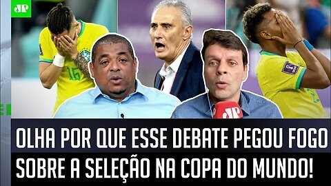 "QUE DIABO FOI AQUILO? O Tite fez UMA LAMBANÇA ao..." DEBATE PEGA FOGO sobre a Seleção na Copa!