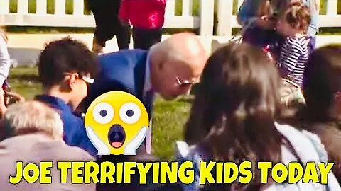 Child Cries in HORROR as Joe Biden Approaches during Today’s White House Easter Egg Roll 😱