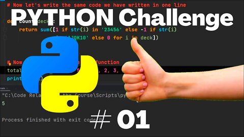 Python Challenge No - 01